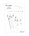 ALTEA * APLIQUE LED BLANCO 40W - 3000K